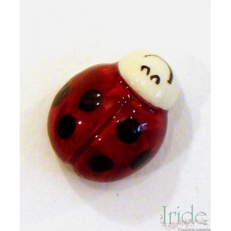 Calamita piccola in ceramica modello coccinella