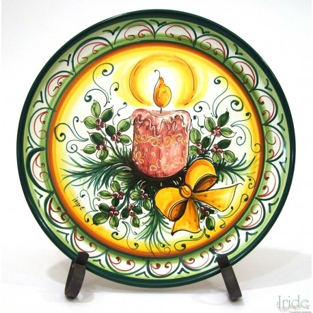 Piatto da parete con decoro Natalizio