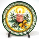 Piatto da parete con decoro Natalizio