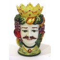 Testa di moro ( Caltagirone ) modello re con frutta
