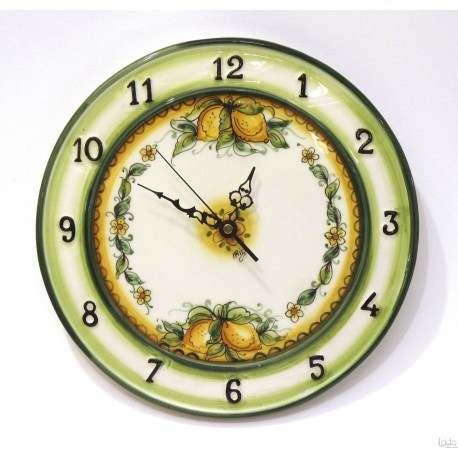Orologio con numeri a rilievo decoro 