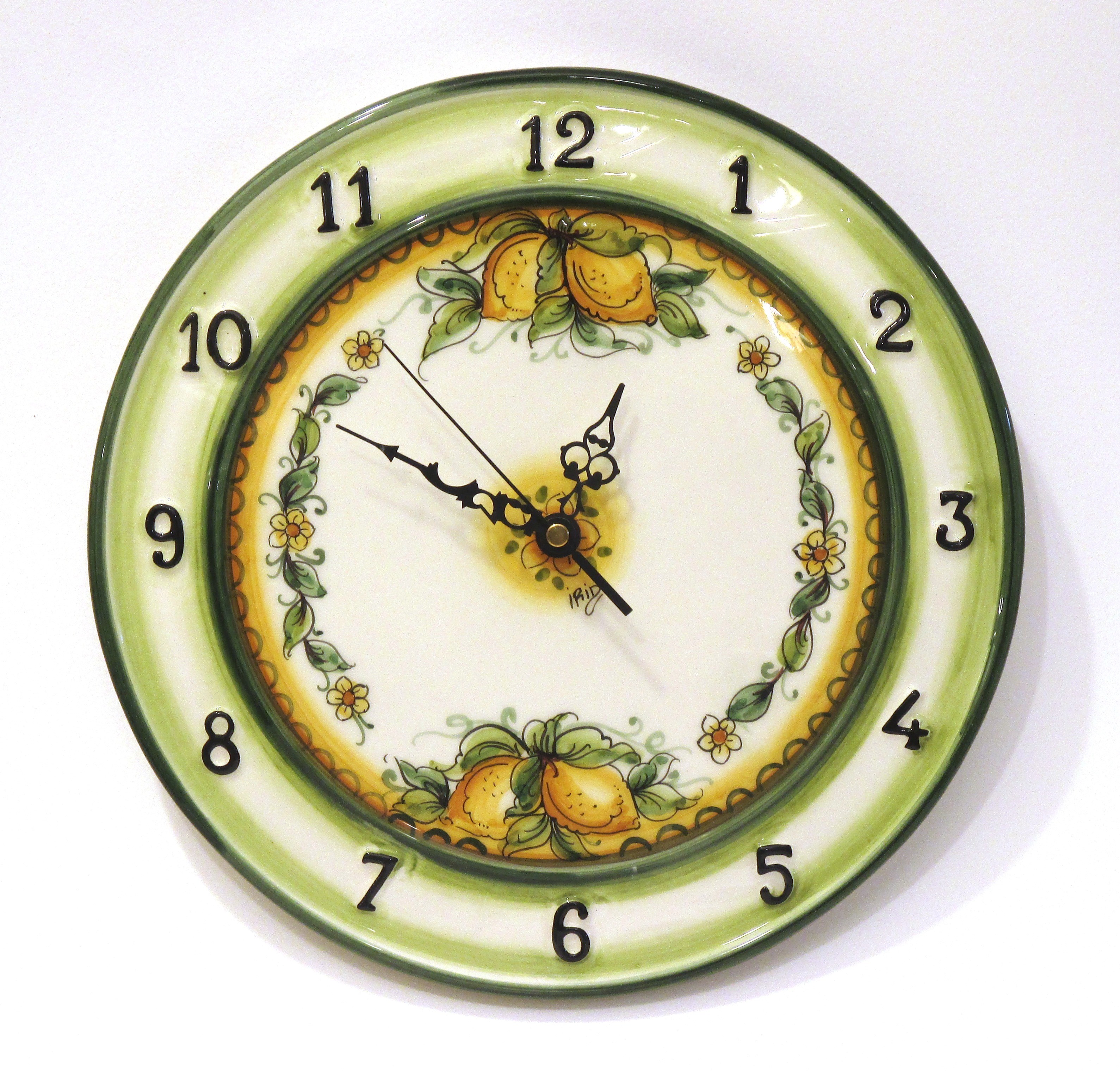 Orologio Da Parete Decorativo A Forma Di Limone – Stile Nordico In Legno – 30x30 Cm – Per Cucina, Soggiorno, Bar – Frutta Tropicale - 3