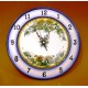 Orologio con numeri a rilievo decoro girasoli