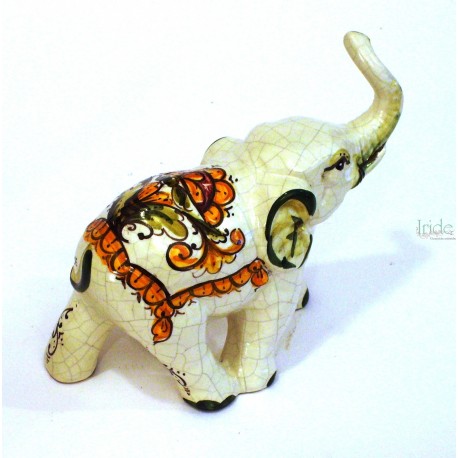 Elefante seconda misura decoro ventaglio