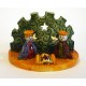 Presepe Lanterna in ceramica artistica con bordo smerlato