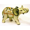Elefante quarta misura decoro antichizzato