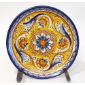 Piatto da parete con decoro - "ventaglio "