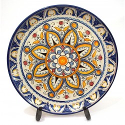 Piatto da parete con decoro - "Rosa dei venti"