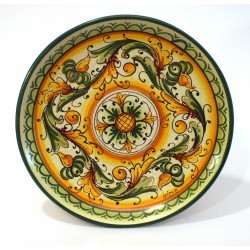 Piatto da parete con decoro - "pignetta"