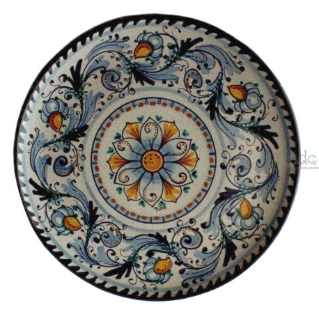 Piatto da parete con decoro - "Ornato Pignetta"