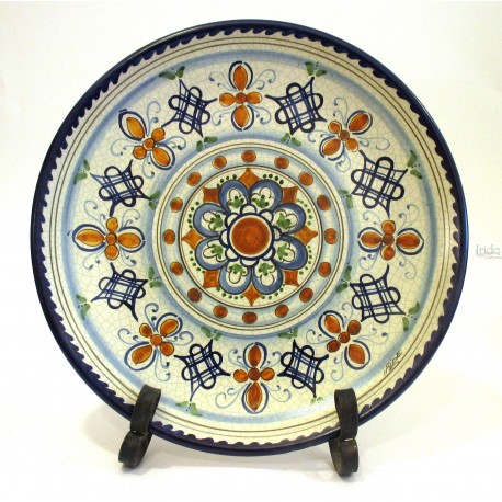 Piatto da parete con decoro - "Geometrico"