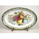 Piatto Ovale Frutta Mista , cm . 48 x 30 