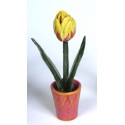 Vaso con Tulipano Giallo