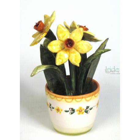 Vaso medio con Narcisi Gialli
