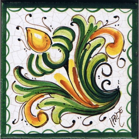 Mattonella in ceramica modello pignetta