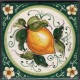 Mattonella in ceramica modello limoni fondo pieno