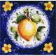 Mattonella in ceramica modello limoni fondo pieno