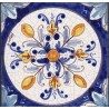 Mattonella in ceramica modello rosone geometrico