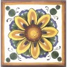 Mattonella in ceramica modello rosone 