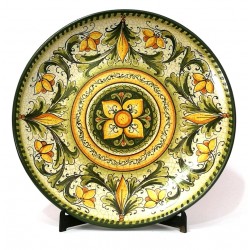 Piatto da parete con decoro - "Rosone giglio"