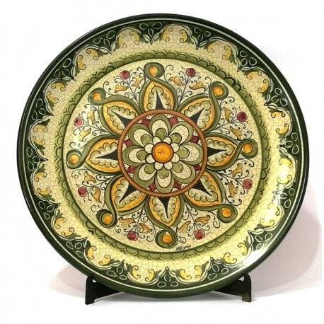Piatto da parete con decoro - "Rosone"