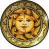 Piatto da parete con decoro - "Sole"