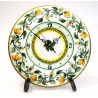 Orologio disco piatto decoro Ornato Tulipani