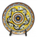 Piatto da parete con decoro - "Ornato/Rosone"