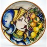 Piatto da parete con decoro - "Pupo Siciliano"