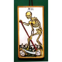 "La Morte" Oswald Wirth in ceramica artistica