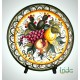 Piatto da parete decoro "Frutta mista e fico d'india"