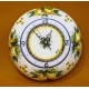 Orologio bombato grande, decoro limoni